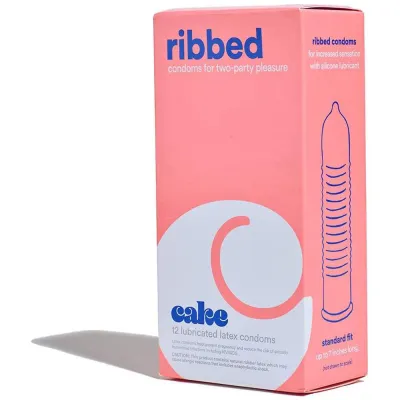 Cake Ribbed Condoms 12 Pack
