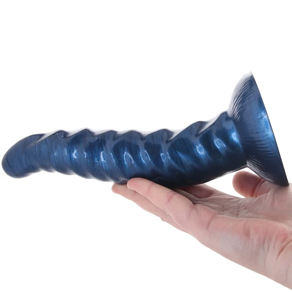 Stardust Neptune Nymph 8" Silicone Suction Cup Dildo - Purple