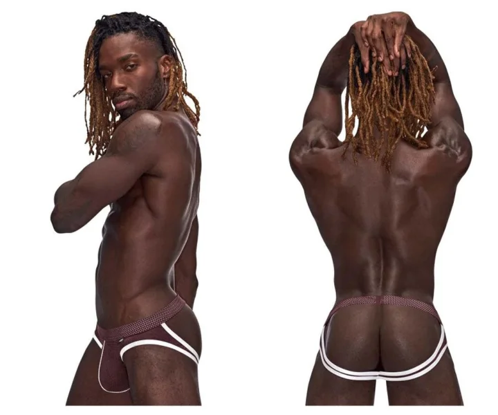 Sport Mesh Sport Jock - Large-x-Large - Burgundy