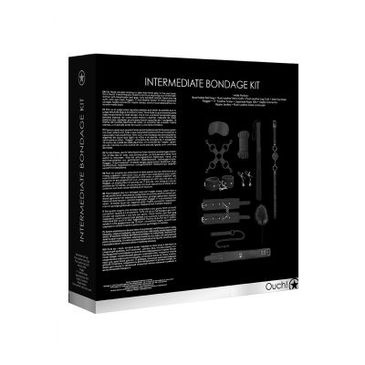 Intermediate Bondage Kit Black Fetish Toys