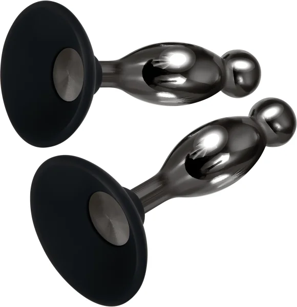 Joy Sticks Metal Butt Plugs x2