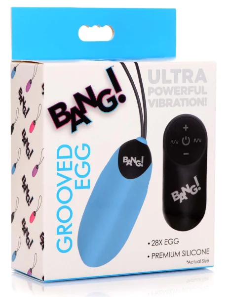 Bang! 28X Grooved Silicone Egg
