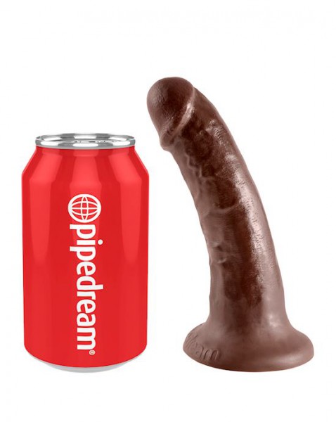 King Cock 6 Inch - Brown