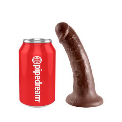 King Cock 6 Inch Brown