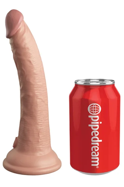 Pipedream 7" King Cock Elite Ultimate Vibrating Silicone Body Dock Kit