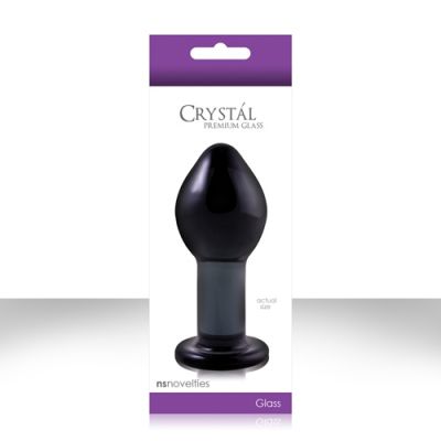 CRYSTAL PLUG large charcoal