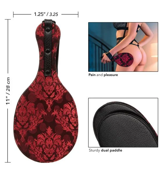 Scandal Round Double-Paddle in Red