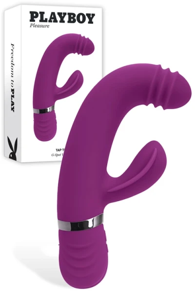 Playboy Tap That 6.5" Tapping Rabbit Vibrator
