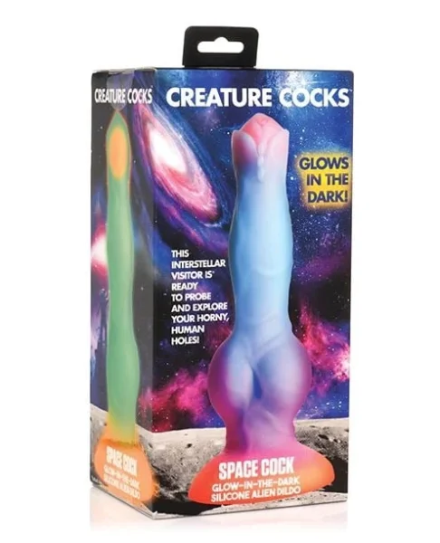 Creature Cocks - Glow-in-the-Dark Silicone Alien Dildo — image 7 of 14
