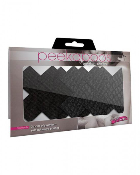 Classic X Pasties - Black