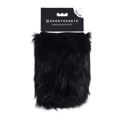Spiked Sensory Mitt Black