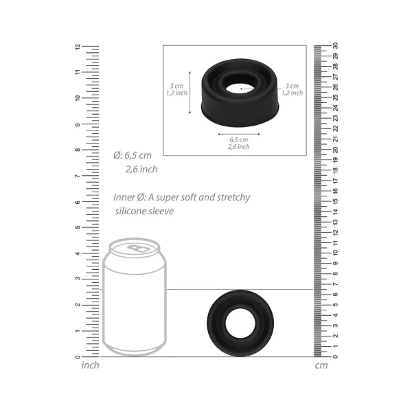 Pumped - Silicone Pump Sleeve Medium - Black — image 12 of 15