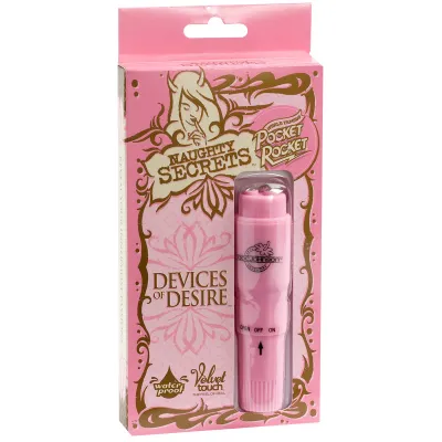 Naughty Secrets Devices of Desire Pocket Rocket Pink