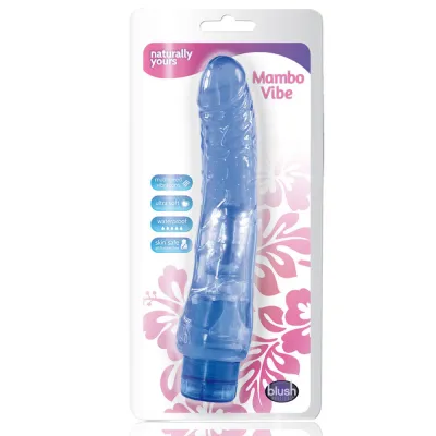 Blush Mambo Vibrating Dong Blue