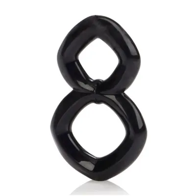 Crazy 8 Cock Ring Black