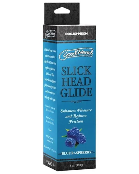 Goodhead Slick Head Glide Blue Raspberry 4 Oz.