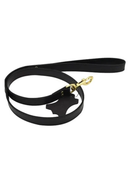 Bound Noir Nubuck Leather Leash — image 6 of 6