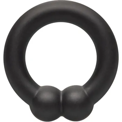 Alpha Liquid Silicone Muscle Cock Ring By CalExotics Black