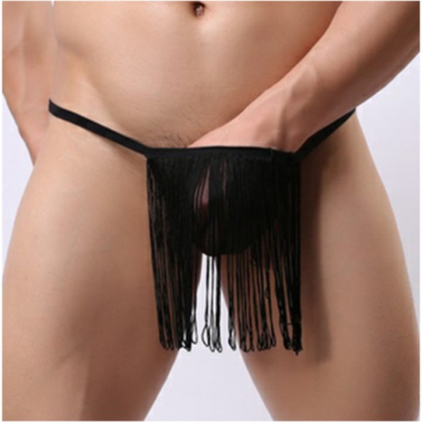 Bondara Man Curtain Raiser Fringe Thong