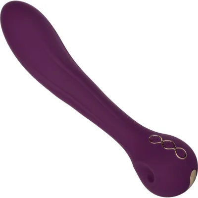 Obsession Passion Rechargeable Waterproof Silicone G Spot Vibrator By CalExotics Purple