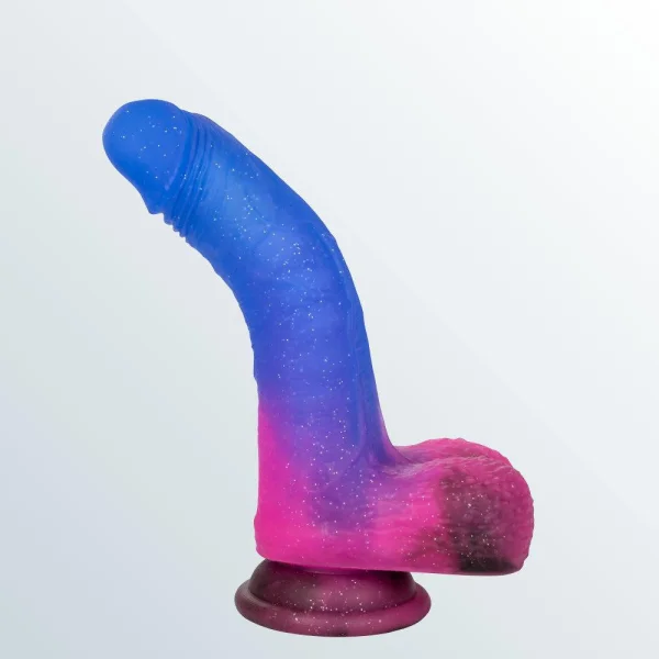 Naughty Bits Ombré Hombre Silicone Vibrating Suction Cup Dildo by CalExotics — image 10 of 22