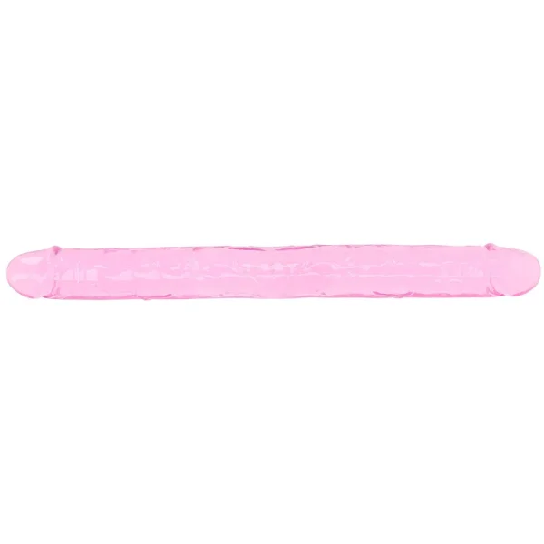 RealRock Crystal Clear Jelly 18 Inch Double Dildo