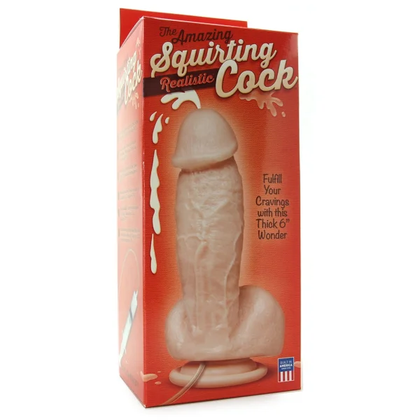 The Amazing Squirting Realistic Cock