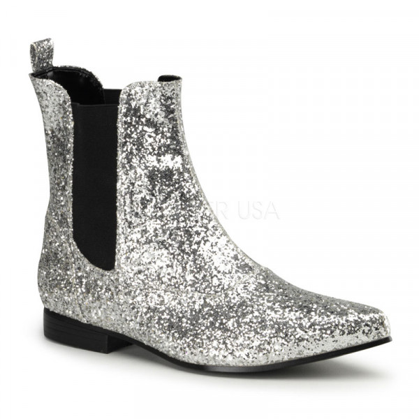 CHELSEA-58G - 4" Heel, Classic Pointed Toe, Winkle Picker Slip On Boot