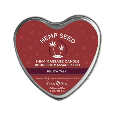 Eb Hemp Seed Candle Pillow Talk 4 Oz
