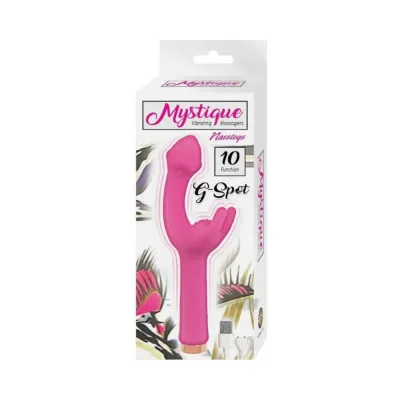 G Spot Vibrators Nasstoys Mystique G spot Rechargeable Silicone Dual Stimulation Vibrator Pink