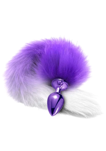 Metal Butt Plug with Ombre Tail — image 7 of 16