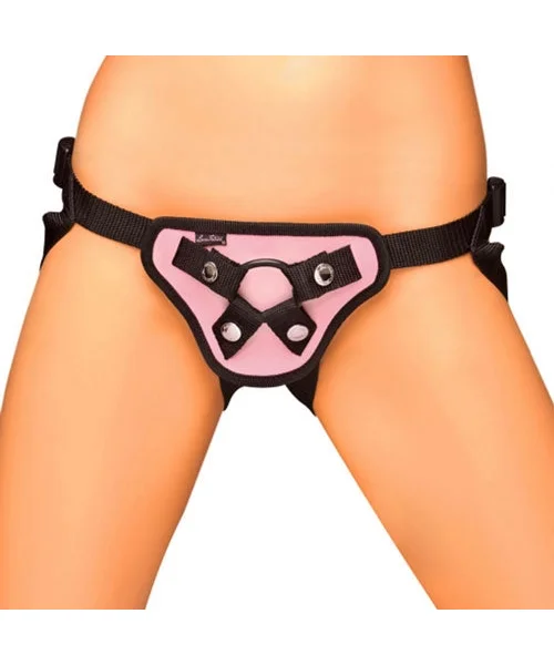 Lux Fetish Pretty In Pink Strap On Harness