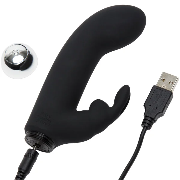Fifty Shades Of Grey Greedy Girl Rechargeable Waterproof Silicone Mini Rabbit Vibrator