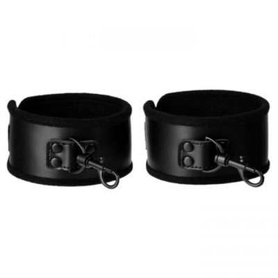 Bondara Pin Me Down PVC Ankle Cuffs
