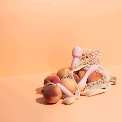 VUSH Peachy Mini Wand Vibrator