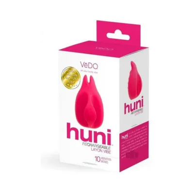 Vedo Huni Rechargeable Finger Vibe Tease Me Foxy Pink