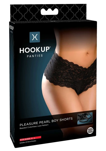 Pipedream Products Hookup Panties Pleasure Pearl Boy Shorts