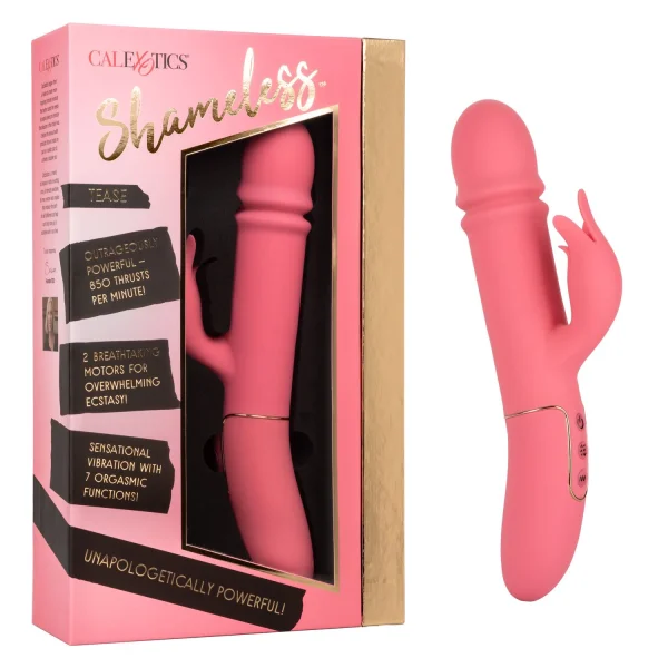 Shameless™ Tease Dual-Action Thrusting Vibrator - Up To 850 Thrusts Per Minute!