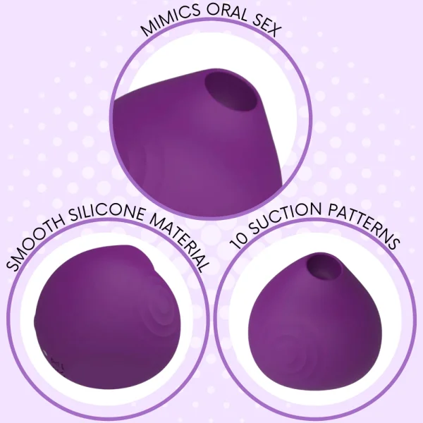 Mini Air Pulse Clit Kissing Vibrator