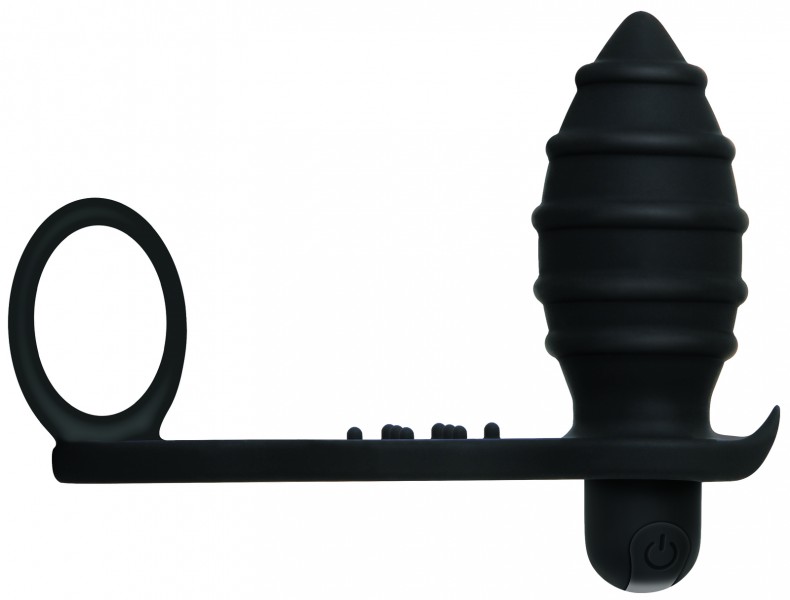Vibrating Cock Ring + Butt Plug