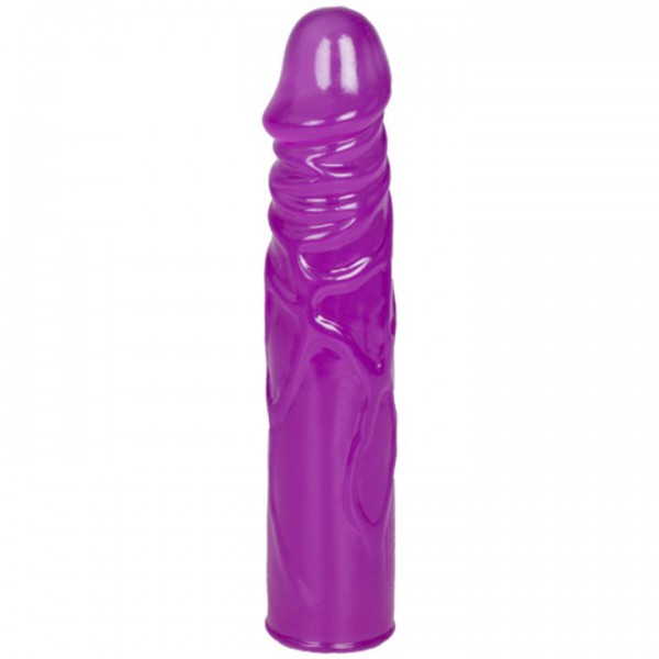 Vivid Purple Jelly Dildo - 7 Inch