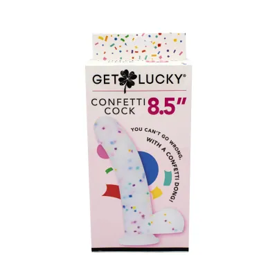 Get Lucky Confetti Cock 8 5 Inch