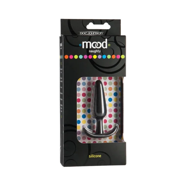 Naughty Small Butt Plug - Black — image 4 of 8