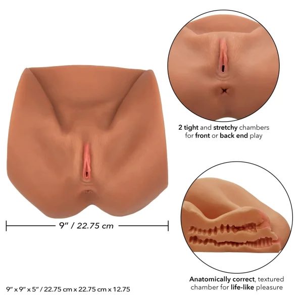 Stroke It Life-size Pussy - Brown