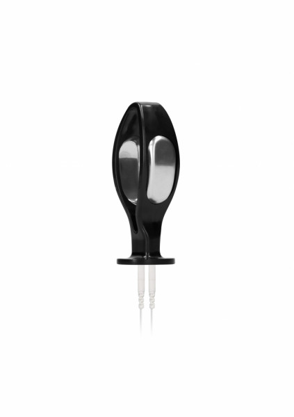 E-Stim Hollow Butt Plug - Black