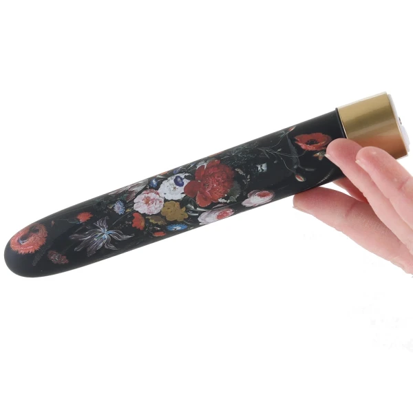 The Collection Bountiful Limited Edition Rechargeable Waterproof Slimline Vibrator By Blush - Flora