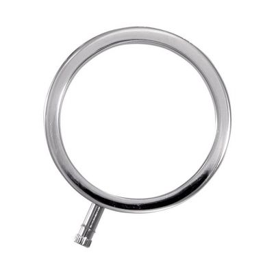 56mm Solid Metal Cock Ring Silver
