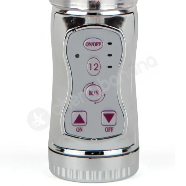 Cherry Banana Love Bunny 15 Function Silver Rabbit Vibrator