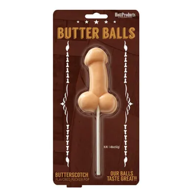 Hott Products Butter Balls Butterscotch Flavoured Pecker Pop