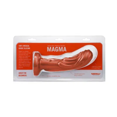 Realistic Dildos Tantus Magma 7 In Fantasy Dildo Medium firm Copper